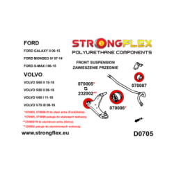 070006B: Front lower arm – rear bush