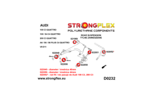 022050A: Rear hub bush – front SPORT