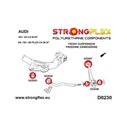 022047A: Front lower wishbone bush – rear SPORT