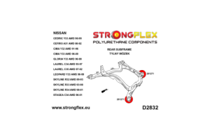286205A: Rear subframe bush kit AWD SPORT