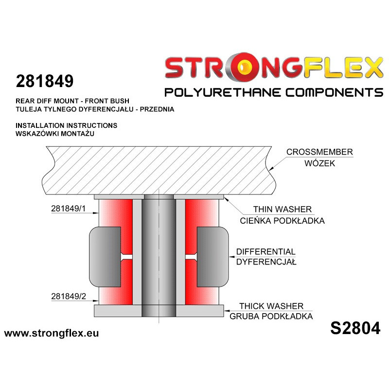 286204B: Full suspension bush kit R33 R34 AWD
