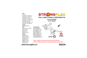 221951B: Rear subframe – front bush 60mm