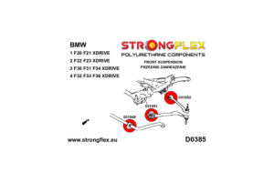 036074B: Front suspension bush kit