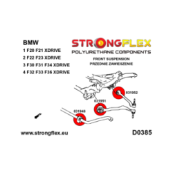 031952A: Front suspension - rear bush SPORT