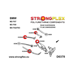 036067A: Rear suspension bush kit SPORT
