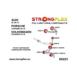 026258B: Full suspension polyurethane bush kit