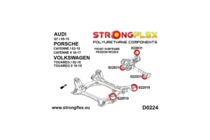 026258B: Full suspension polyurethane bush kit