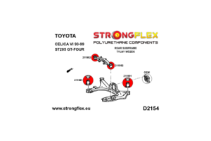 216271A: Rear subframe bush kit SPORT