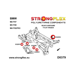 032050A: Rear diff mount - front bush SPORT