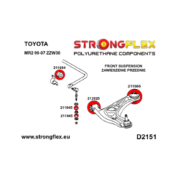 216270B: Front suspension bush kit