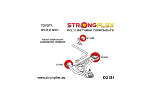 211684B: Front anti roll bar bush
