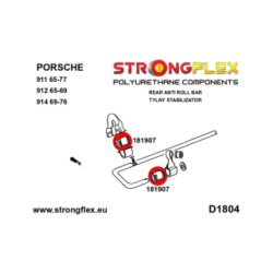 181907A: Rear anti roll bar bush SPORT