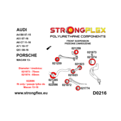 026250B: Front suspension bush kit