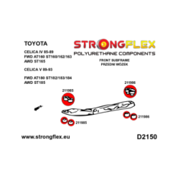 211986A: Front subframe - rear bush SPORT