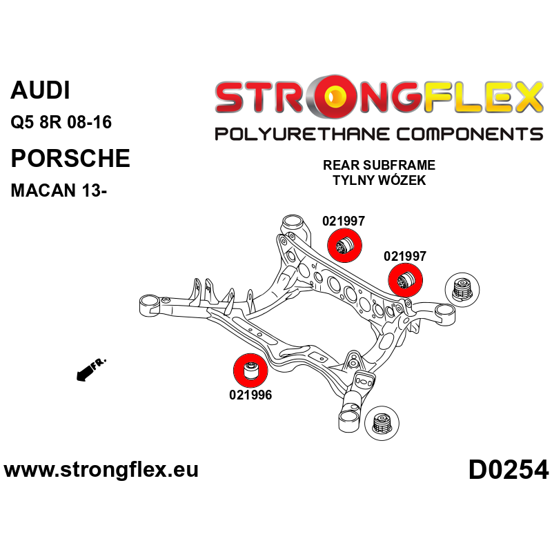 021996B: Rear differential - front bush