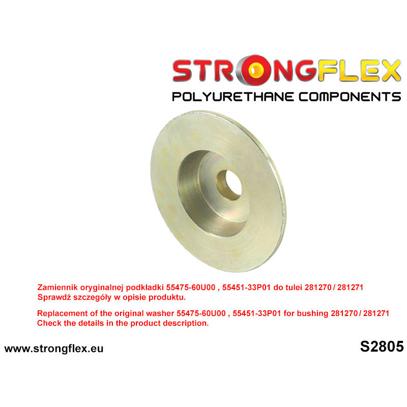 281271B: Rear beam mounting bush AWD