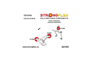 211558B: Front anti roll bar bush