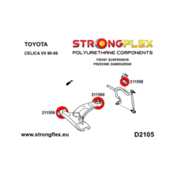 211559A: Front wishbone front bush SPORT