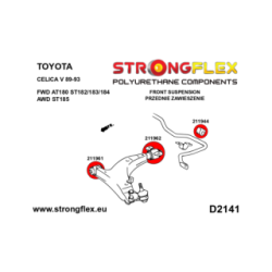 216261B: Front suspension bush kit