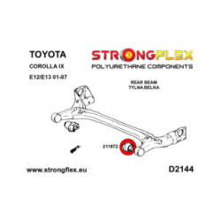 211972A: Rear beam mounting bush SPORT
