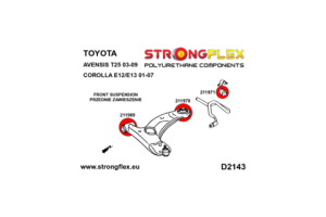 211971A: Front anti roll bar bush SPORT