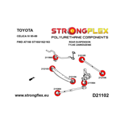 211968A: Rear stabilizer bush SPORT