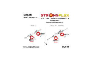 281211B: Steering rack bush