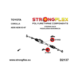 211952A: Steering rack bush SPORT