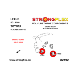 211922B: Engine mount 1UZ-FE