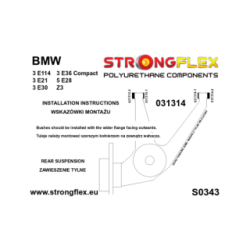 036052B: Full suspension polyurethane bush kit