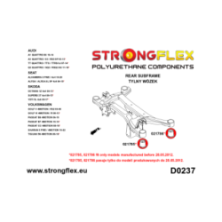 021785A: Rear subframe - front bush 70mm SPORT