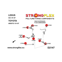 211924A: Rear toe adjuster bush 35mm SPORT
