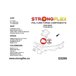 221246B: Rear subframe bush 69mm