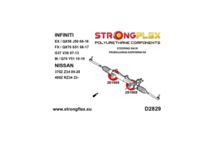 281969A: Steering rack bush SPORT