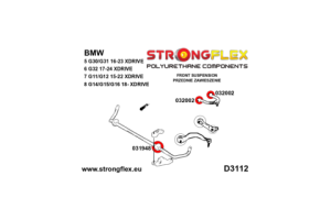 031948A: Front anti roll bar bush SPORT
