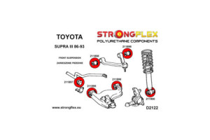 216237B: Front suspension bush kit