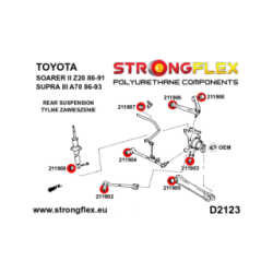 211906A: Rear upper arm bush SPORT