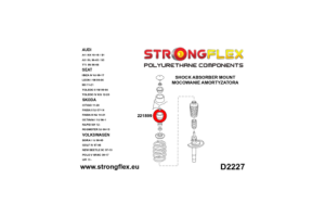 226121A: Full suspension bush kit SPORT