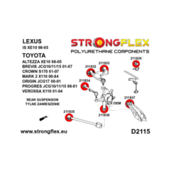216233B: Rear suspension bush kit