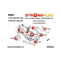 036216A: Full suspension polyurethane bush kit SPORT