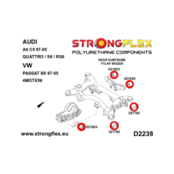 021924A: Rear diff mount - front bush SPORT