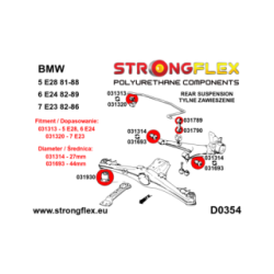 031930A: Rear crossmember bush SPORT