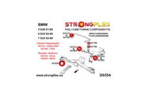 031930A: Rear crossmember bush SPORT