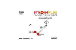 031934A: Shift arm - front bush (oval) 14mm SPORT