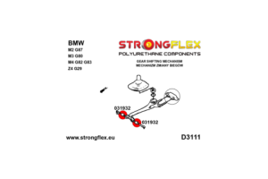 031932A: Shift arm - front bush (oval) 19mm SPORT