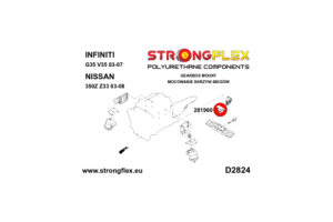 281960A: Gearbox mount inserts SPORT