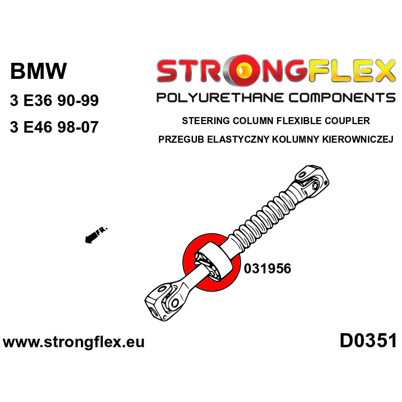 031956A: Steering column flexible coupler SPORT