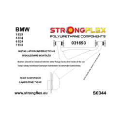 036173A: Full suspension bush kit SPORT