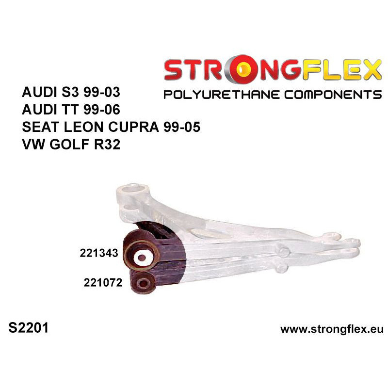 226121B: Full suspension bush kit
