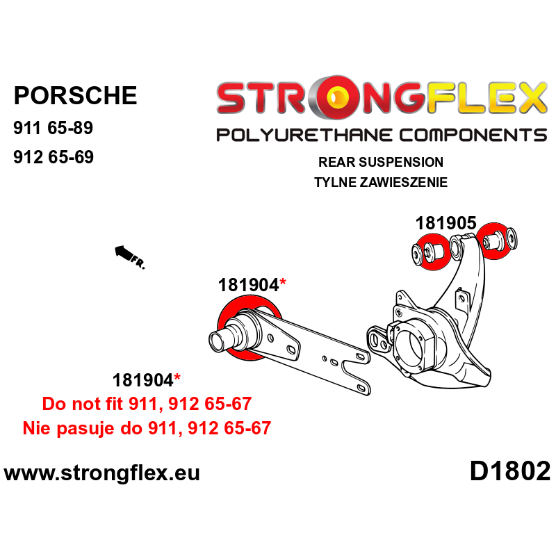 181905B: Rear arm - inner bush